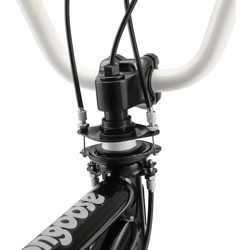 Mongoose Grid 180 BMX Freestyle Bike  20-Inch Wheels, Single-Speed, Matte Black Finish