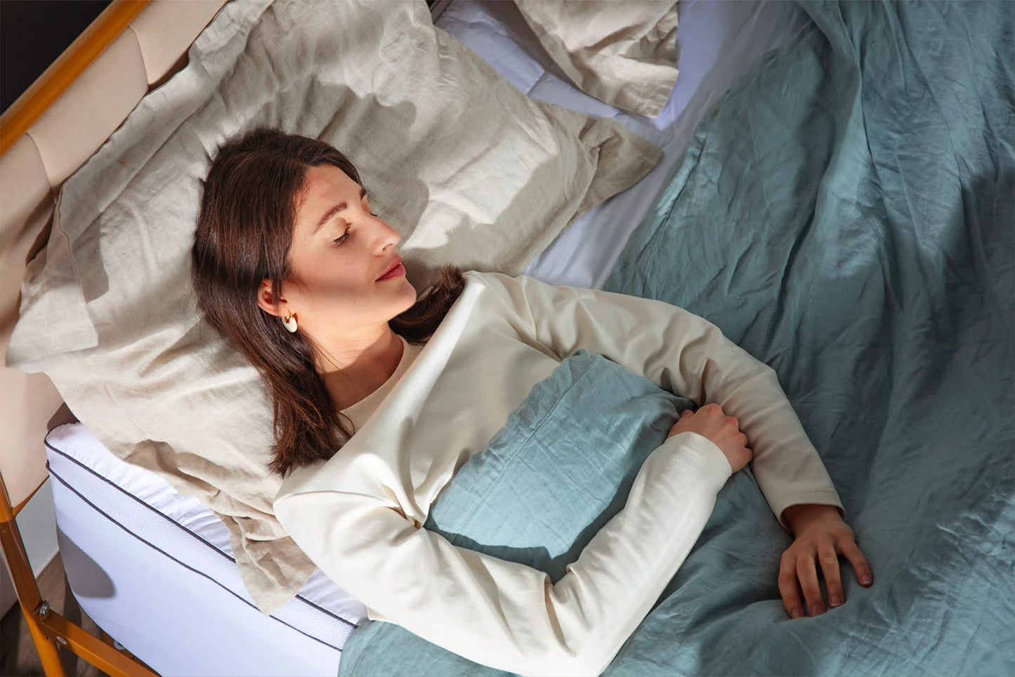 Ensemble matelas surmatelas