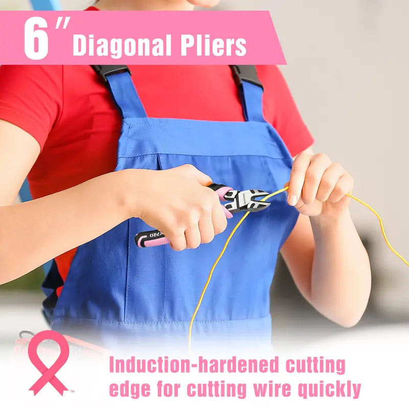 WORKPRO 3-Piece Pliers Set  Needle-Nose, Diagonal, and Slip-Joint