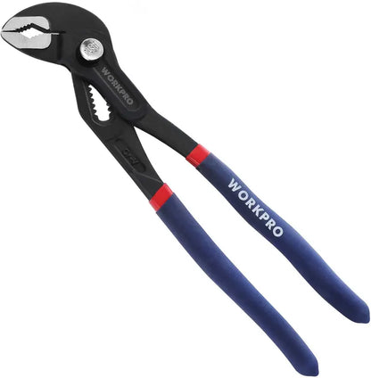 WORKPRO Groove Joint Pliers  Ergonomic Comfort-Grip Design for Precision Tasks