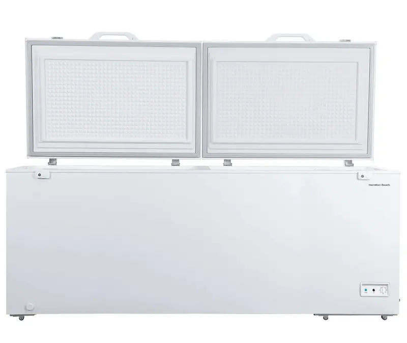 Hamilton Beach 21 Cu. Ft. Double-Door Chest Freezer  Energy-Efficient White Unit (HZ9212)