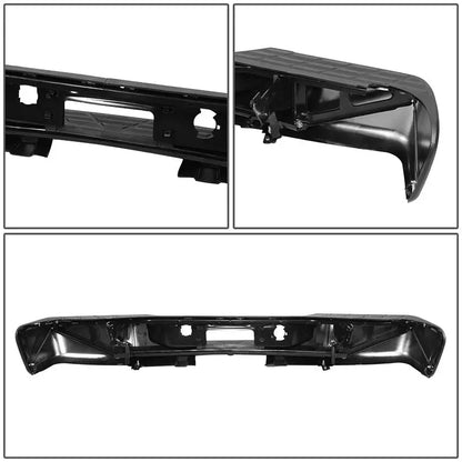 Chevy/GMC Silverado & Sierra 1500 Rear Step Bumper  Fits 20072013 Models, No Parking Sensor Cutouts