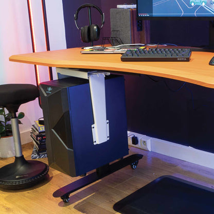 Support unité centrale grande tour 360° pour bureau