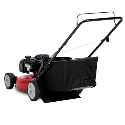 Yard Machines 21-Inch Gas Push Mower — 140cc Briggs & Stratton Engine, Steel Deck, 3-in-1 Mulch/Bag/Edge Capability