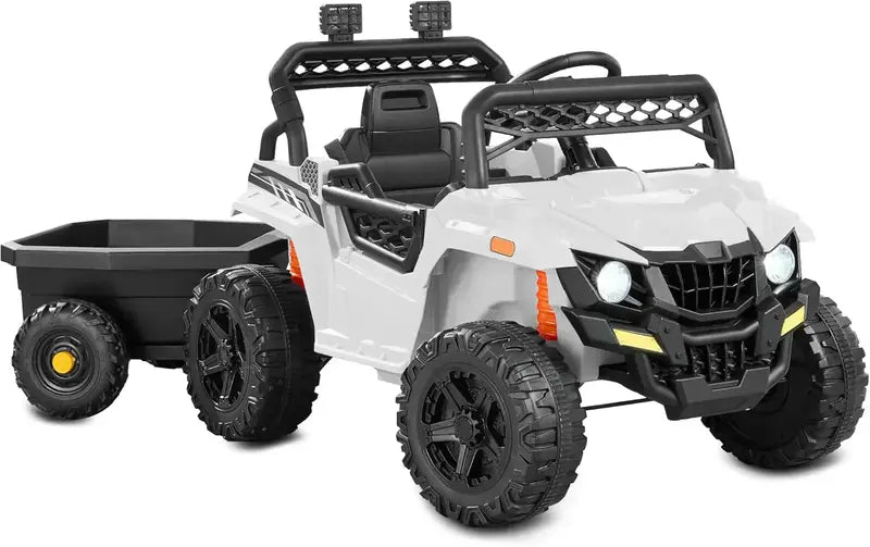 Kids’ Black Electric UTV Ride-On Vehicle with Realistic Design and Safe Speed Control