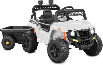 Kids’ Black Electric UTV Ride-On Vehicle with Realistic Design and Safe Speed Control