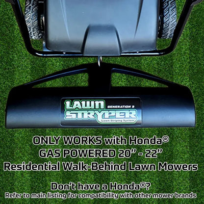 Lawn Stryper Gen 3 Lawn Striping Kit  Compatible Only with Honda 2022 Inch Walk-Behind Mowers