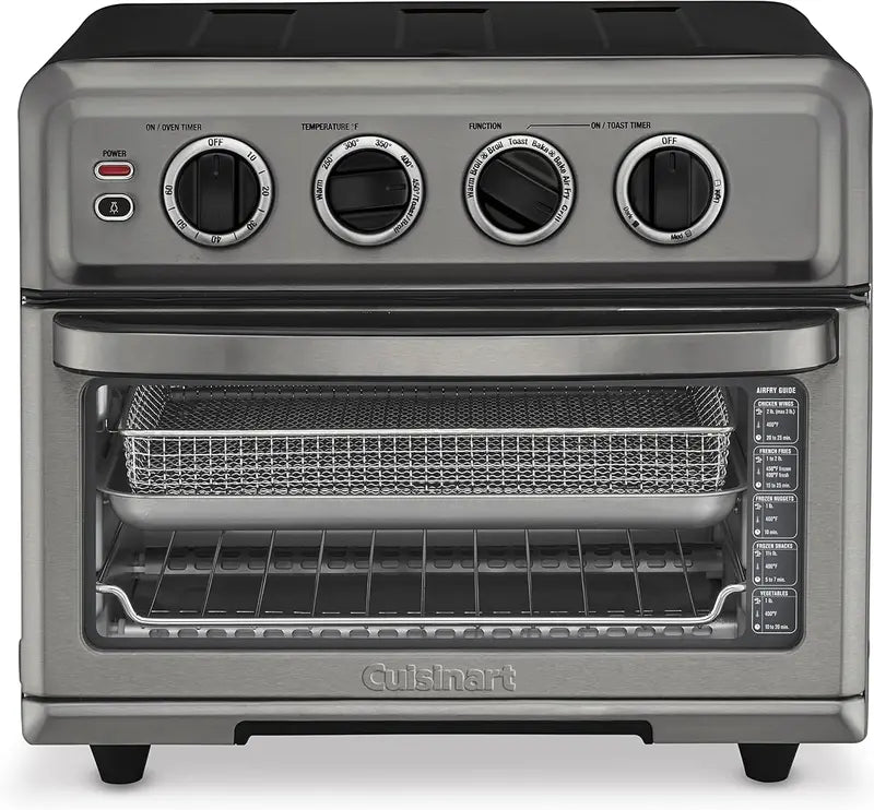 Cuisinart Air Fryer Toaster Oven with Grill  1800W 8-in-1 Convection Oven with Bake Function