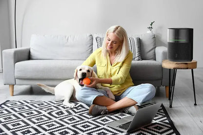 Wildfire Smoke & Pet Hair Air Purifier  High-Capacity HEPA Unit for Large Spaces up to 1043 sq. ft