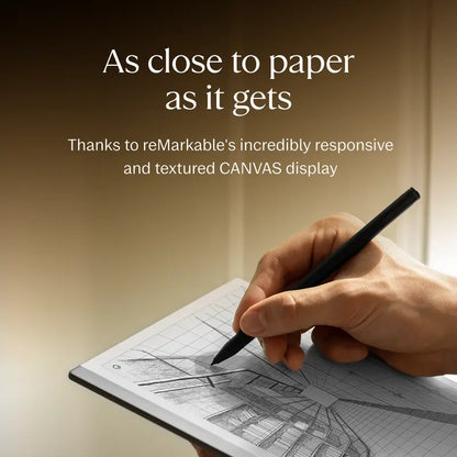 reMarkable 2 Paper Tablet  10.3¡å E-Ink Display with Marker Plus &amp; Polymer Weave Folio (Gray)