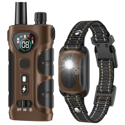 Extended-Range (4200 ft) Remote Training Collar with Built-In LED Light