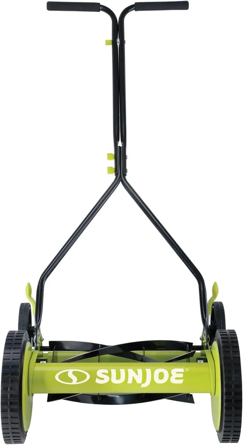 18-Inch Manual Reel Lawn Mower with Grass Catcher  Eco-Friendly, Quiet, and Low-Maintenance Push Mower