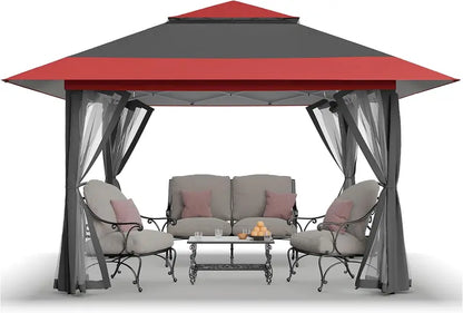 CROWN SHADES 13x13ft Pop-Up Gazebo Canopy — Clearance Sale Model