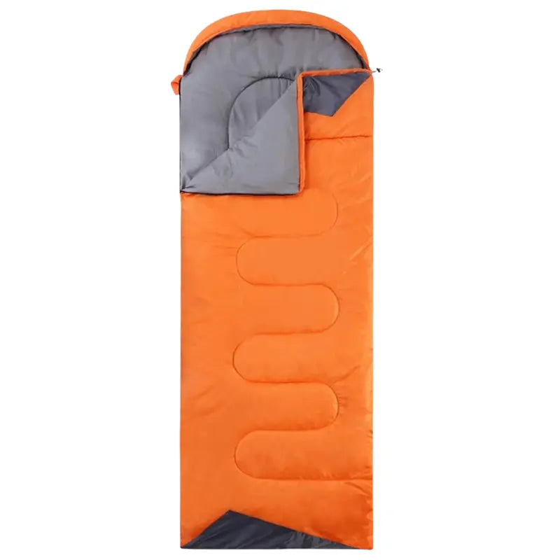 All-Season Sleeping Bag with Water-Resistant Shell and Thermal Lining