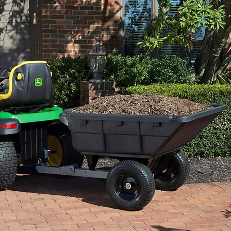 Poly Swivel Dump Cart  12.5 Cu. Ft. Capacity, 1000 lb Load Rating