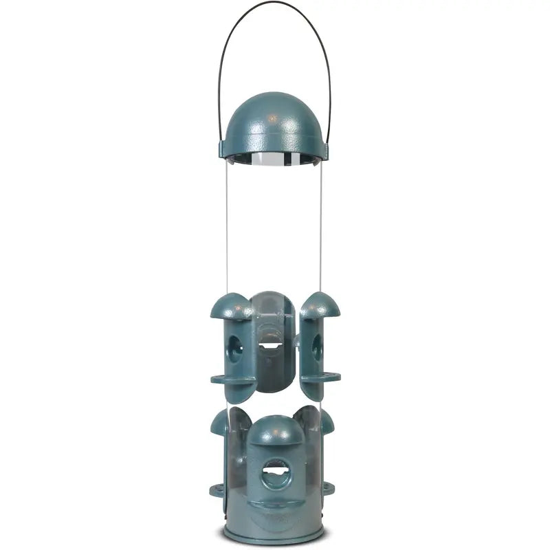 Pennington Squirrel-Resistant Metal Wild Bird Feeder, 4 lbs Seed Capacity