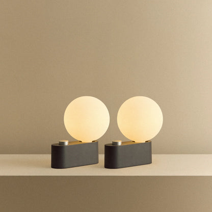 Alumina Multi-Use Lamp in Charcoal - Set of 2