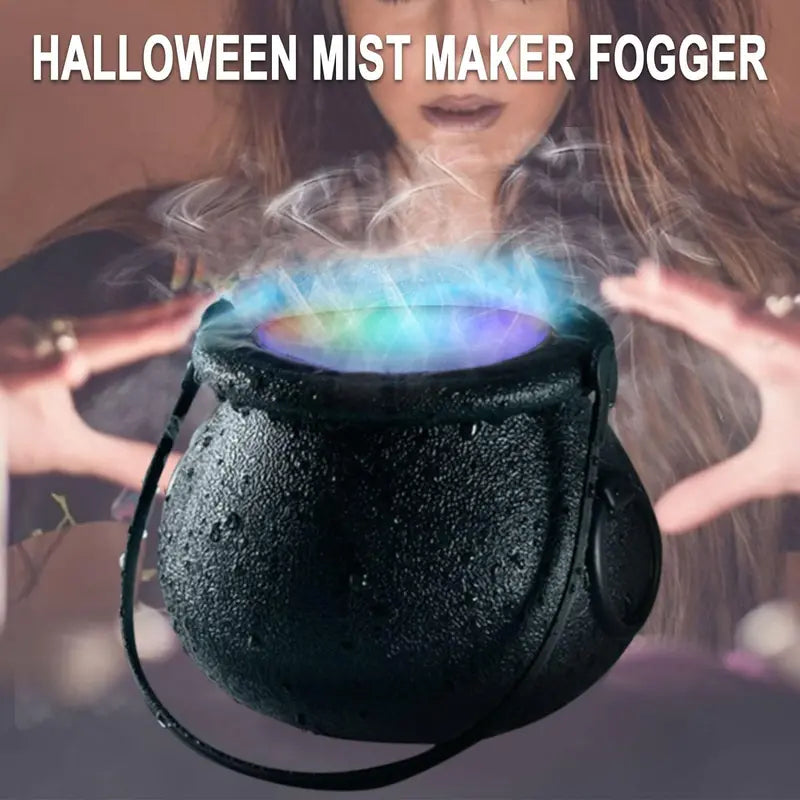 Color-Changing LED Halloween Smoke Machine for Atmospheric Effects
