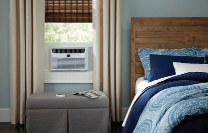 5000 BTU Quiet Window Air Conditioner  250 Sq Ft Cooling, 2 Fan Speeds, Auto-Restart, White Finish