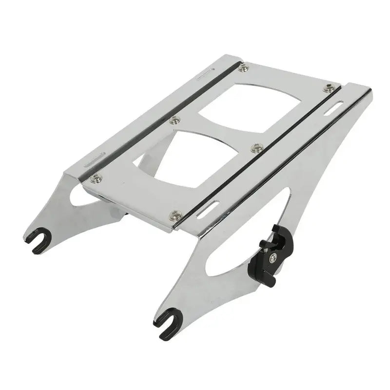 TCT-MOTORPARTS Chopped Tour Pack Trunk with Backrest and Mounting Rack for Motorcycles