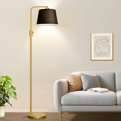 Adjustable Dimmable Floor Lamp with Vintage Edison Bulb