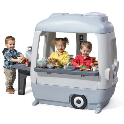 Adventure Camper Playhouse  Outdoor Pretend Camping Set for Children