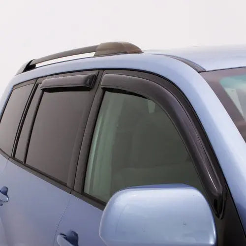 AVS 07-18 Jeep Patriot Ventvisor Outside Mount Window Deflectors 4pc  Smoke