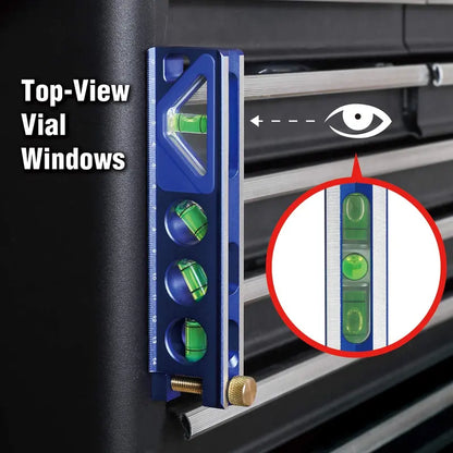 WORKPRO Aluminum Torpedo Level  6.5-Inch Precision Bubble Level for Contractors