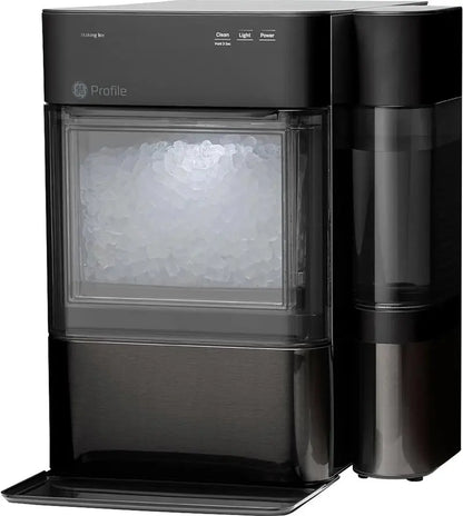 Opal 2.0 Nugget Ice Maker  WiFi-Enabled Countertop Pellet Ice Machine, 0.75-Gallon Tank, 38 lbs/Day Output, Stainless Steel