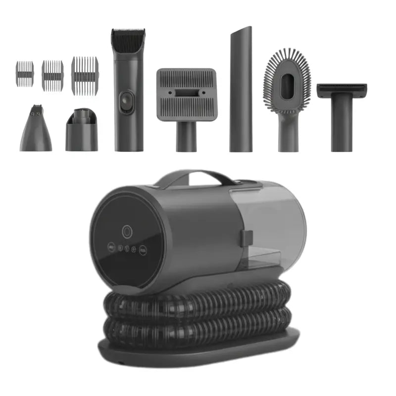 All-in-One Dog Grooming Vacuum Kit with Trimming Tools and 2L Dust Container