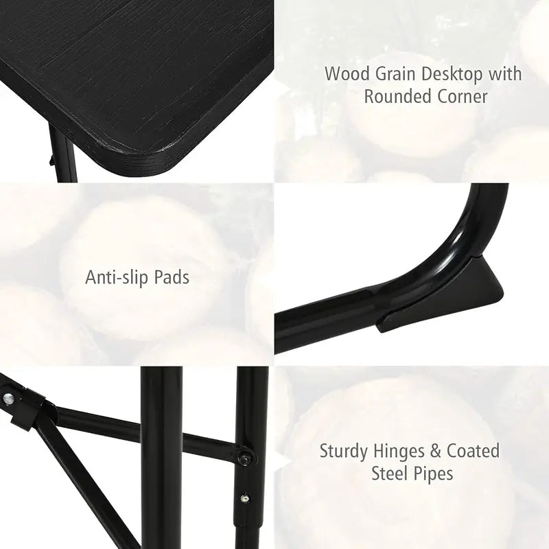 Collapsible Picnic Table with Integrated Benches