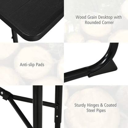 Collapsible Picnic Table with Integrated Benches