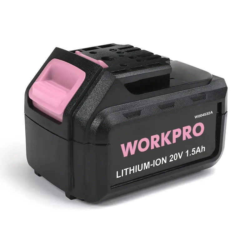 WORKPRO 20V Replacement Battery  Compatible Li-ion Pack for Pink Cordless Drills