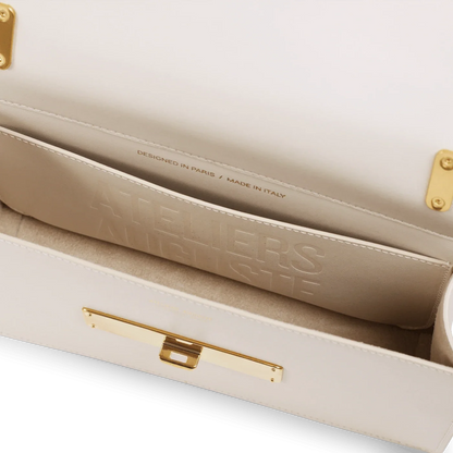 Alma - Cuir Box Blanc Cassé