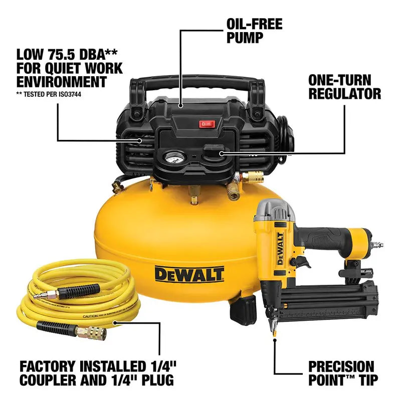DEWALT Nailer and Compressor Combo Kit