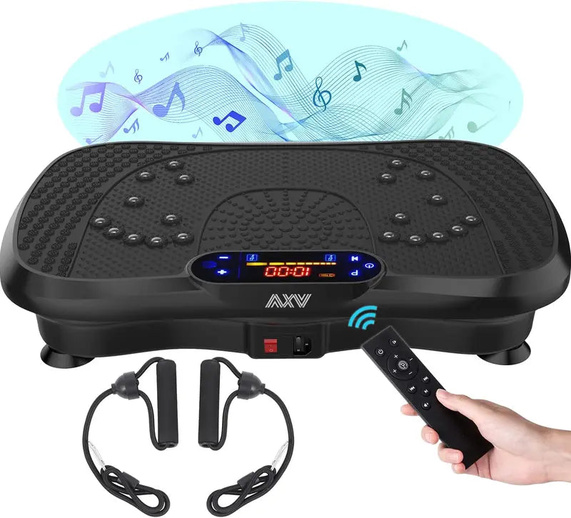 AXV Whole-Body Vibration Platform  Fitness Exercise Machine with Adjustable Intensity Levels