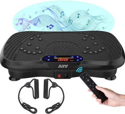 AXV Whole-Body Vibration Platform  Fitness Exercise Machine with Adjustable Intensity Levels