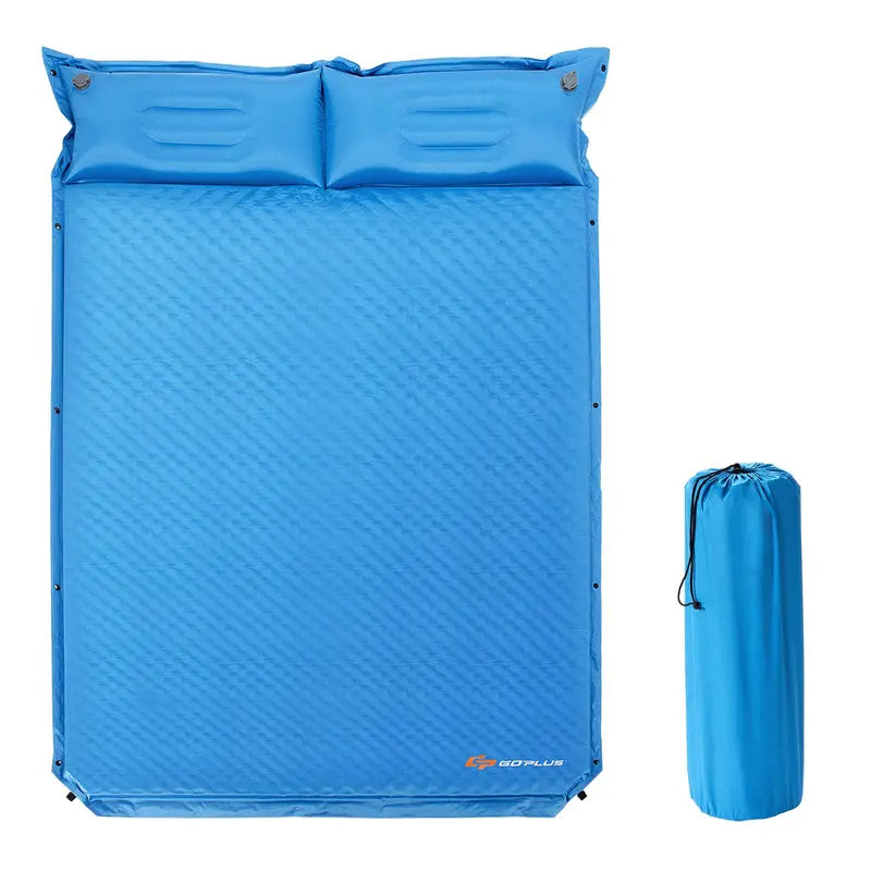 Self-Inflating Foam Camping Sleeping Pad  Lightweight Outdoor Mat