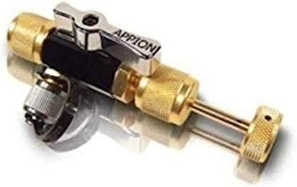 Appion 2-Valve Manifold Gauge Set with MegaFlow Vacuum-Rated Core Removal Tool
