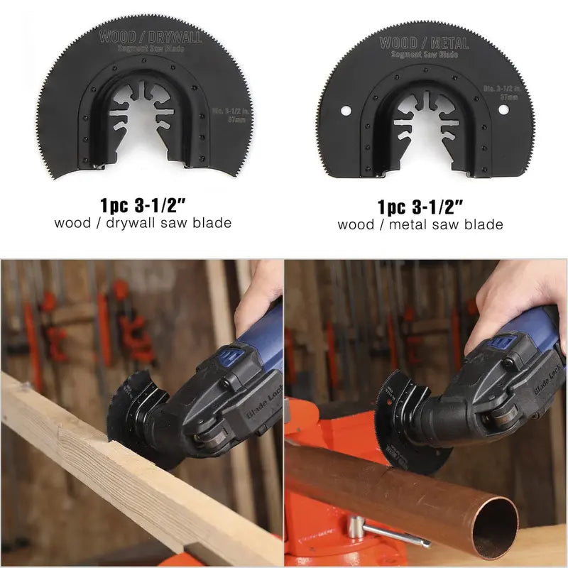 WORKPRO 25-Piece Oscillating Multi-Tool Blade Set for Sanding, Cutting & Grinding