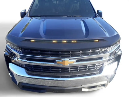 Auto Ventshade AVS 753168 Aeroskin LightShield Hood Protector for 2019-2021 Chevrolet Silverado 1500 , Black