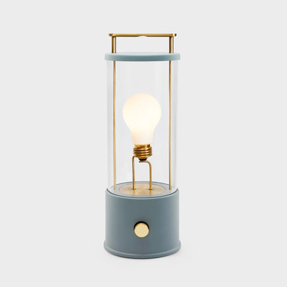 The Muse 1.0 Portable Lamp in Selvedge Blue + Setting Plaster Pink - Set of 2