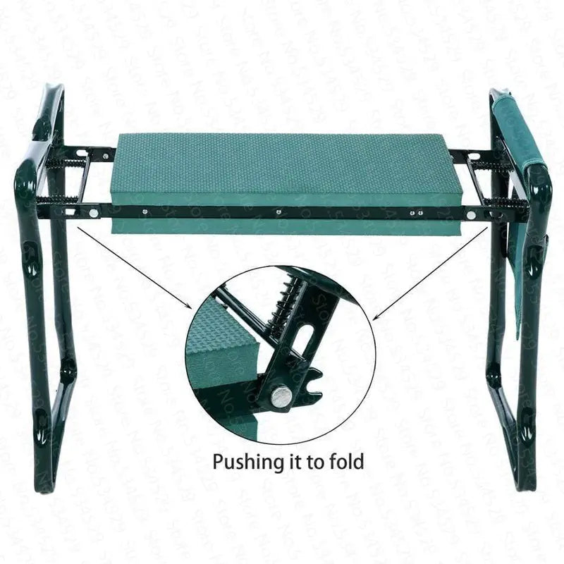 Ergonomic Folding Gardener’s Kneeling Bench  Portable Support for Planting & Weeding