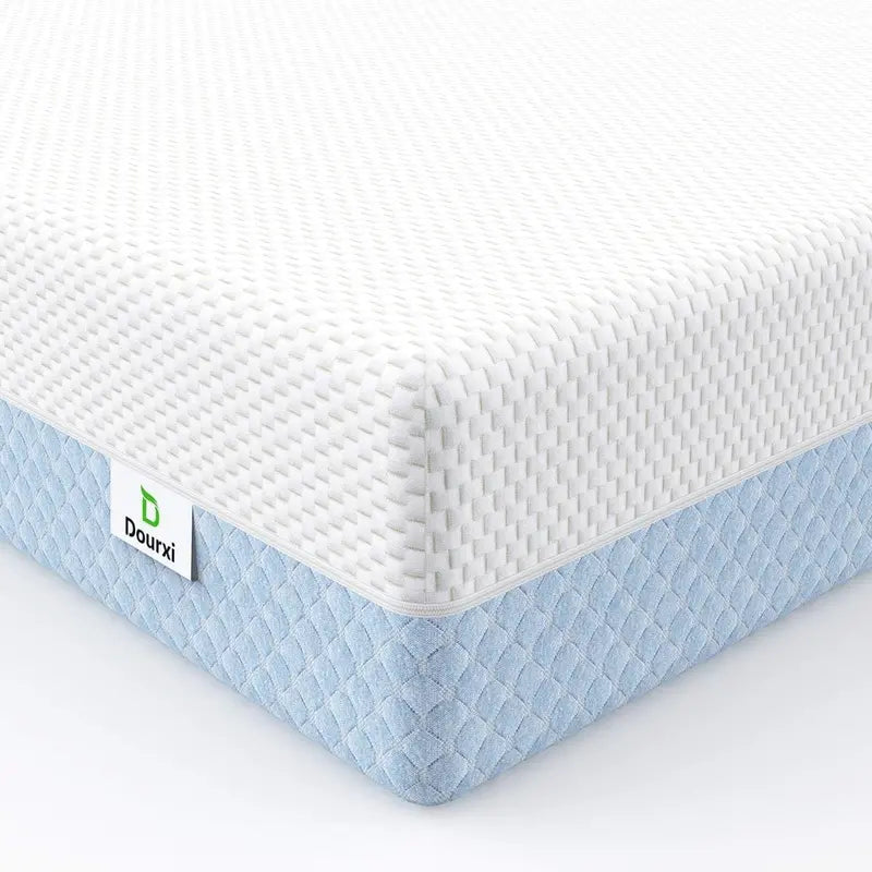 Crib-Sized Dual-Sided Toddler Mattress  Triple-Layer Memory Foam with Removable Cover
