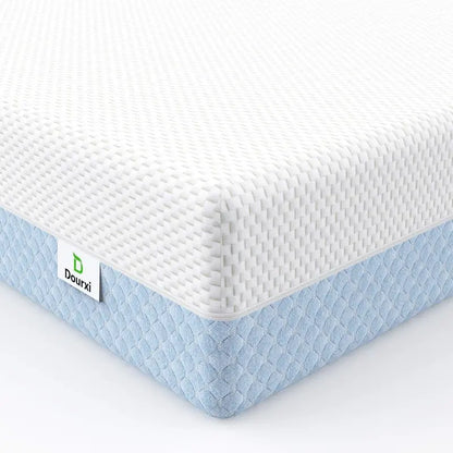 Crib-Sized Dual-Sided Toddler Mattress  Triple-Layer Memory Foam with Removable Cover