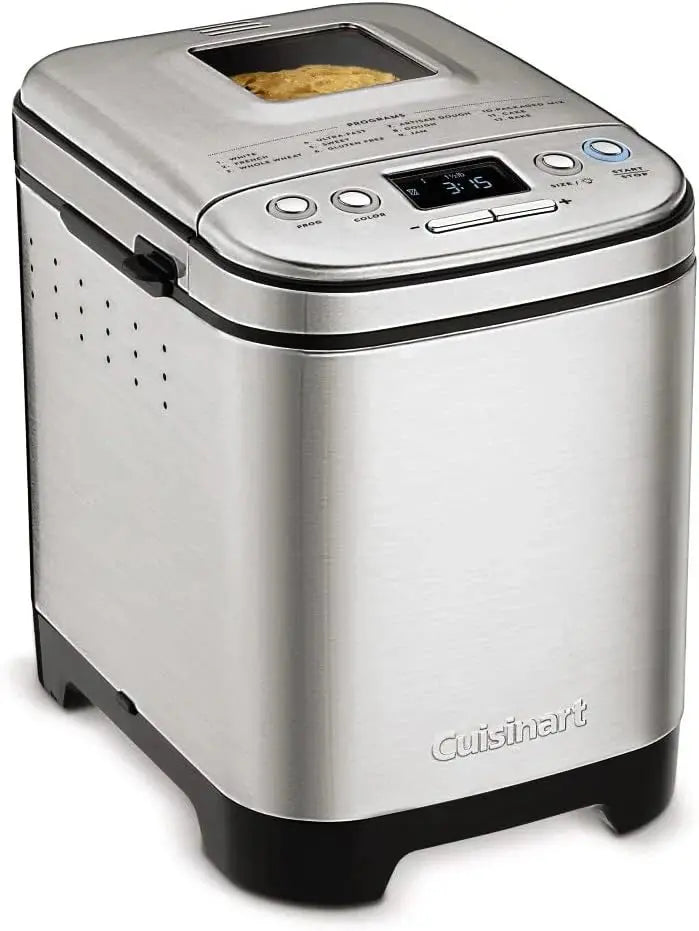 Cuisinart Compact Automatic Bread Maker for Loaves up to 2 Pounds, Ideal for Home Baking