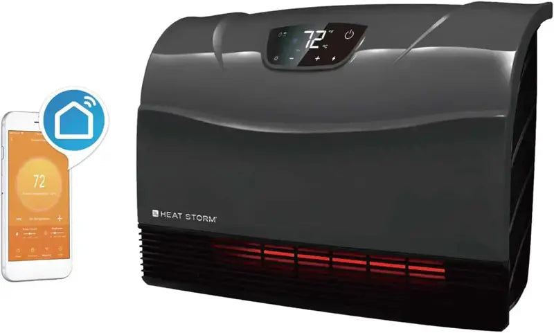 HS-1500-PHX-WIFI Infrared Wall Heater: WiFi-Controlled, Energy-Efficient Indoor Heating