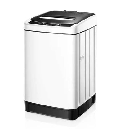 AICOOK Compact Full-Automatic Washing Machine  1.54 Cu.Ft, 8 Wash Programs, LED Control Panel