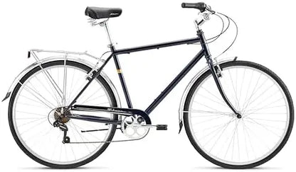Schwinn Wayfarer Adult Hybrid Bike | 7-Speed, Step-Over/Step-Through, 700C Wheels, Rear Rack