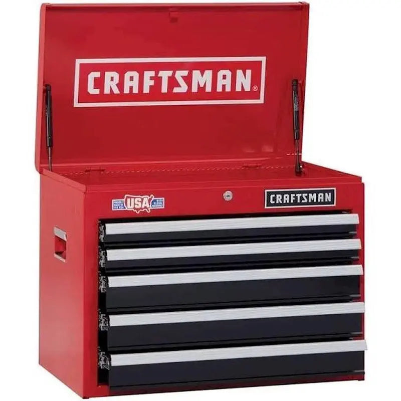 2000 Series 26″ Wide × 19.75″ High 5-Drawer Red Steel Tool Chest (CMST22652RB)